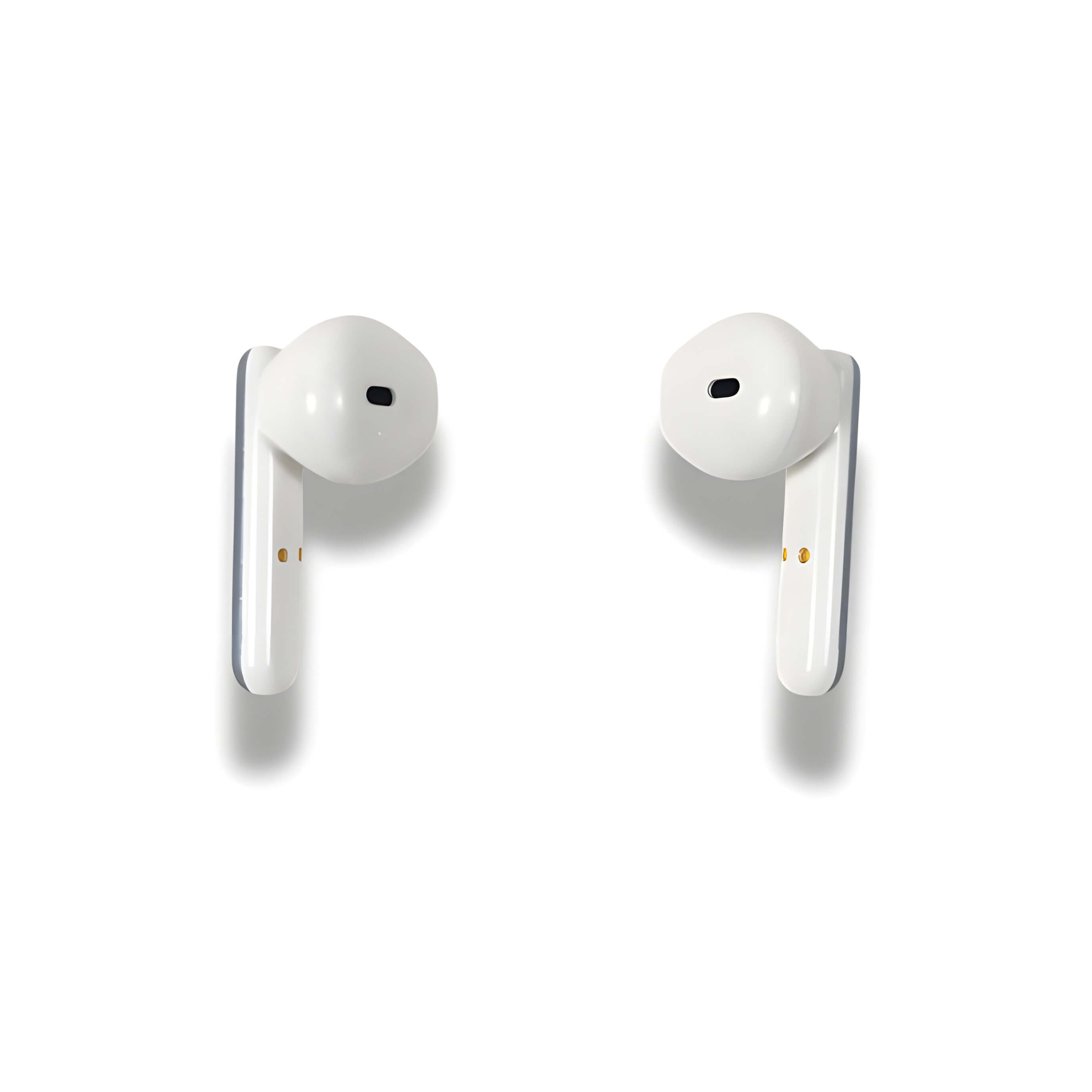 Side profile of HI-Fi Earbuds SR-02 with sleek finish and responsive touch controls.